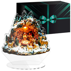 SZOPKA BOŻE NARODZENIE OZDOBA STROIK CHOINKA PREZENT NA ŚWIĘTA GWIAZDKĘ