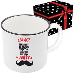 KUBEK NA DZIEŃ CHŁOPAKA PERSONALIZOWANY PREZENT UPOMINEK MIX WZORY z imieniem