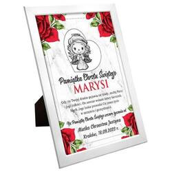 PREZENT NA CHRZCINY CHRZEST PAMIĄTKA OBRAZEK