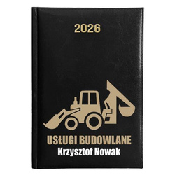 KALENDARZ KSIĄŻKOWY A5 dzienny 2026 ROK TERMINARZ