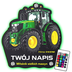 LAMPKA NOCNA LED Traktor John Deere prezent DLA DZIECKA NA ŚCIANĘ UPOMINEK