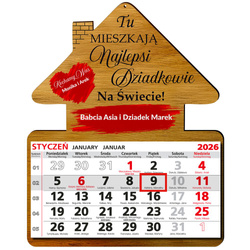 PREZENT NA DZIEŃ BABCI DZIADKA KALENDARZ 2026 DLA DZIADKÓW URODZINY ŚWIĘTA