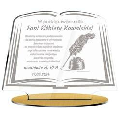 Podziękowanie na dzień nauczyciela prezent zakończenie roku wychowawcy