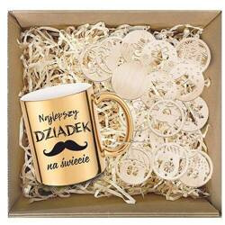 BOMBKI KUBEK ZESTAW PREZENTOWY DLA DZIADKA NA ŚWIĘTA KUBEK PREZENT DZIADEK