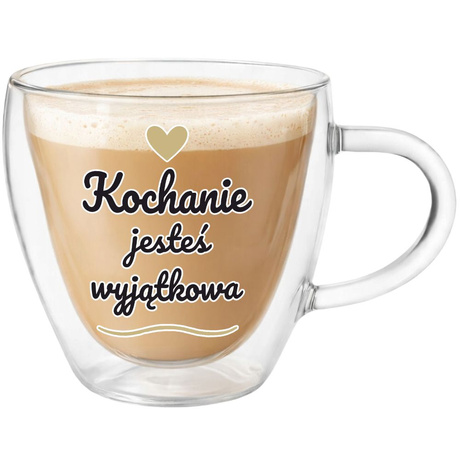 SZKLANKA TERMICZNA SERCE DLA ŻONY DZIEWCZYNY prezent na Walentynki dla Niej