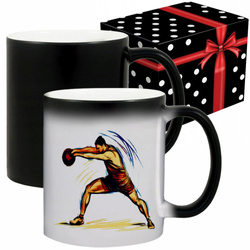 KUBEK SPORTOWY NAGRODA DLA ZAWODNIKA RZUT CIĘŻARKIEM IGRZYSKA OLIMPIJSKIE