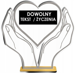 Statuetka prezent upominek z dowolnym  tekstem