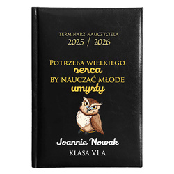 KALENDARZ TERMINARZ PREZENT DLA NAUCZYCIELA A5 2025/2026 DZIEŃ NAUCZYCIELA