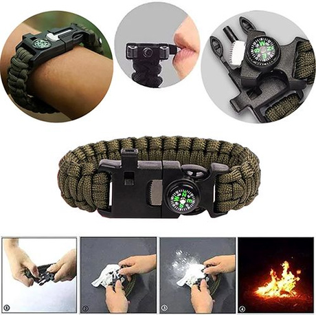 ZESTAW NIEZBĘDNIK SURVIVALOWY prezent dla mężczyzny taty na święta 18-99