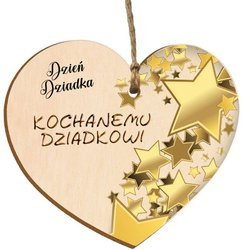 Dzień Babci Dziadka zawieszka do auta prezent upominek