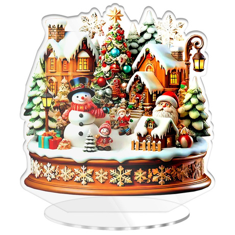 SZOPKA BOŻE NARODZENIE OZDOBA STROIK CHOINKA PREZENT NA ŚWIĘTA GWIAZDKĘ