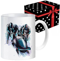 KUBEK SPORTOWY NAGRODA DLA saneczkarza saneczkarz BOBSLEJE ZIMOWA BOBSLEJ