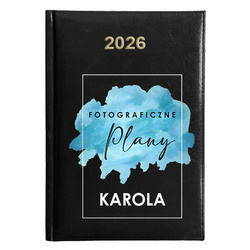 KALENDARZ KSIĄŻKOWY A5 dzienny 2025 ROK TERMINARZ NOTATNIK FOTOGRAF