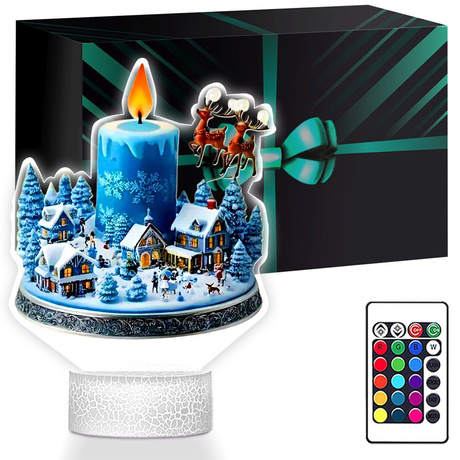 LAMPKA NOCNA LED 3D SZOPKA BOŻE NARODZENIE prezent dla dziecka NA ŚWIĘTA