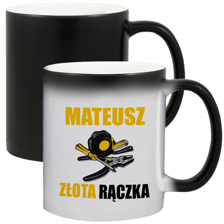 KUBEK NA DZIEŃ CHŁOPAKA PERSONALIZOWANY PREZENT UPOMINEK MIX WZORY z imieniem
