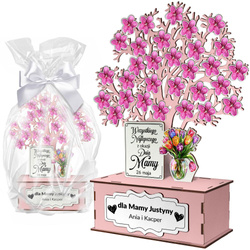 PREZENT NA DZIEŃ MAMY DLA MATKI TEŚCIOWEJ PAMIĄTKA PODZIĘKOWANIE DRZEWKO
