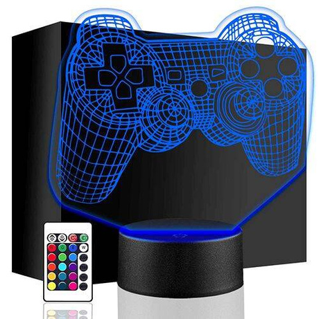 LAMPKA NOCNA LED GAMEPAD PAD PILOT prezent GRACZA Kontroler PS Playstation