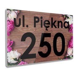 Tabliczka Tablica ADRESOWA NR NUMER DOMU NAZWA ULICY