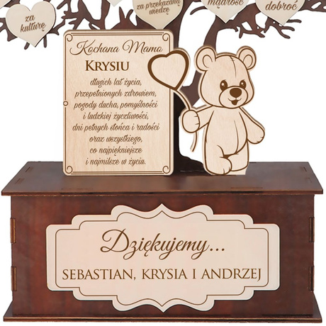PREZENT NA DZIEŃ MAMY UPOMINEK STATUETKA MIŚ