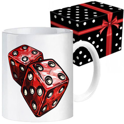 KUBEK SPORTOWY NAGRODA DLA KASYNO GRACZA KOŚCI KOSTKI DO GRY KOSTKA