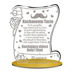 Dzień TATY OJCA prezent upominek STATUETKA