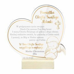 Prezent CHRZEST CHRZTU Pamiątka DEDYKACJA WZORY