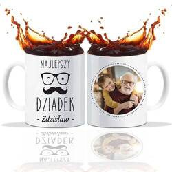 KUBEK ZDJĘCIEM FOTO PREZENT NA DZIEŃ DZIADKA UPOMINEK DLA DZIADKA
