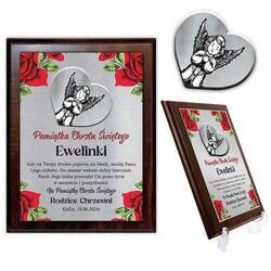 PAMIĄTKA CHRZTU ŚWIĘTEGO OBRAZEK 3D obraz prezent