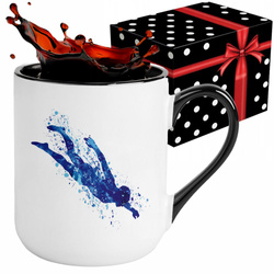 KUBEK SPORTOWY NAGRODA DLA PŁYWAKA PŁYWANIE W PŁYWANIU PŁYWACKIE PŁYWAK