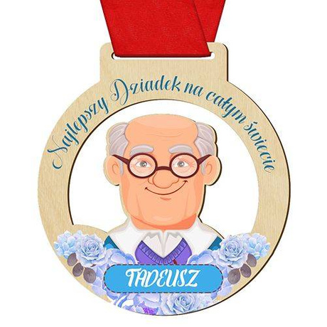 Dzień BABCI DZIADKA prezent upominek MEDAL M