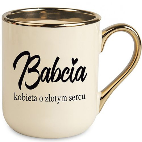 KUBEK 330ml PREZENT NA DZIEŃ BABCI SUPER BABCIA NA HERBATĘ KAWĘ UPOMINEK