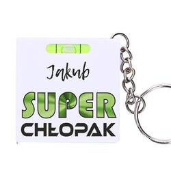 Dzień CHŁOPAKA prezent BRELOK MIARKA POZIOMICA