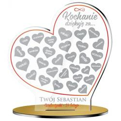 Prezent na Walentynki Rocznicę NIEJ NIEGO dziewczyny chłopaka statuetka