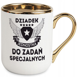 KUBEK 330ml PREZENT NA DZIEŃ DZIADKA DZIADEK DO ZADAŃ SPECJALNYCH NA HERBATĘ KAWĘ