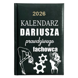 KALENDARZ KSIĄŻKOWY A5 dzienny 2026 ROK TERMINARZ NOTATNIK MECHANIK