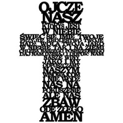 Pamiątka Komunii Świętej Komunia KRZYŻ OJCZE NASZ