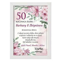 PREZENT ROCZNICA ŚLUBU JUBILEUSZ 10 20 25 30 40 50