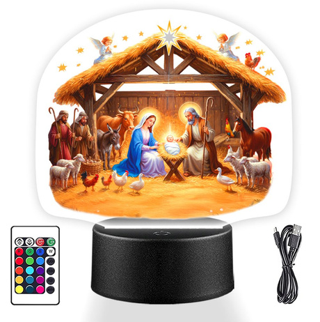 SZOPKA BOŻE NARODZENIE OZDOBA STROIK CHOINKA PREZENT NA ŚWIĘTA GWIAZDKĘ