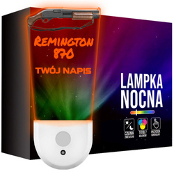 Lampka Nocna LED dla Dziecka KARABIN BROŃ REMINGTON KLASYK gniazdka CZUJNIK