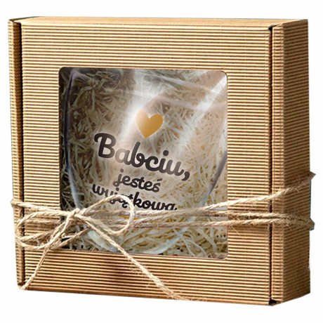 SZKLANKA TERMICZNA SERCE PREZENT NA DZIEŃ BABCI BABCIA DLA PRABABCI