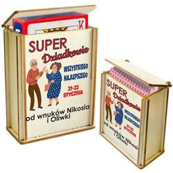 PREZENT NA DZIEŃ BABCI DZIADKA UPOMINEK NA KARTY