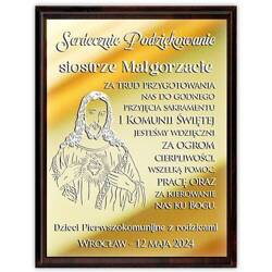 PODZIĘKOWANIE DLA KSIĘDZA PIERWSZA KOMUNIA OBRAZEK