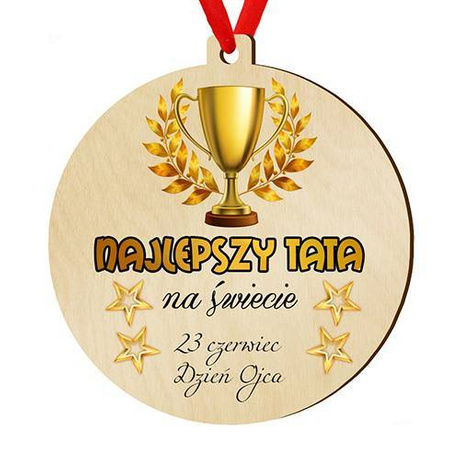 Dzień ojca TATY prezent upominek MEDAL 