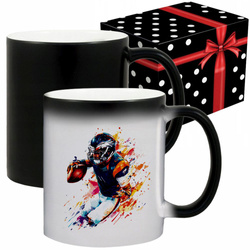 KUBEK SPORTOWY NAGRODA DLA ZAWODNIKA GRACZA RUGBY ZAWODNIK GRACZ PIŁKA