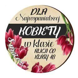 Magnes DZIEŃ KOBIET MAMY prezent upominek IMIĘ