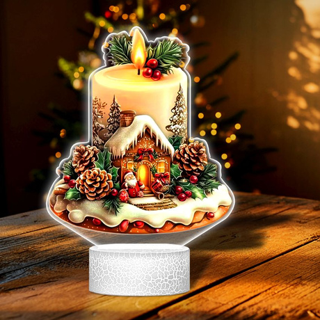 LAMPKA NOCNA LED 3D SZOPKA BOŻE NARODZENIE prezent dla dziecka NA ŚWIĘTA