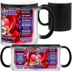 MAGICZNY KUBEK TERMICZNY PREZENT NA WALENTYNKI ROCZNICĘ DLA ZAKOCHANYCH