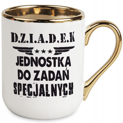 KUBEK 330ml PREZENT NA DZIEŃ DZIADKA DZIADEK DO ZADAŃ SPECJALNYCH NA HERBATĘ KAWĘ