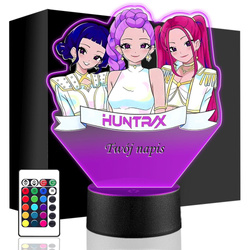 LAMPKA NOCNA LED Huntrix K-pop Łowczynie Rumi Mira Zoey prezent dla dziecka Na Prezent + Pilot