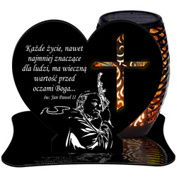 ZNICZ SOLARNY LED WIECZNY PODSTAWKA NA CMENTARZ GRÓB Krzyż EFEKT PŁOMIENIA